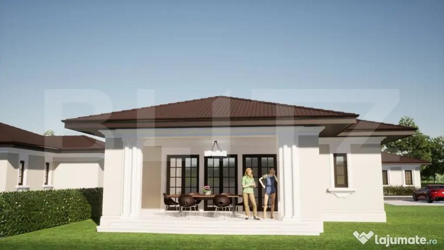 Casă cu 3 camere cu Teren 500 Mp în Central