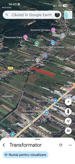 Teren de 9097 mp, în Mărăcineni