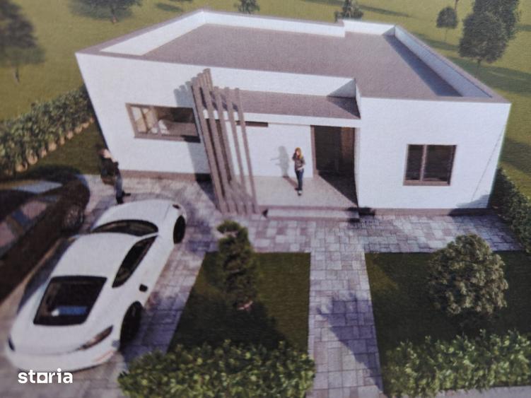 Casă cu 3 camere cu Teren 502 Mp în Sânmartin