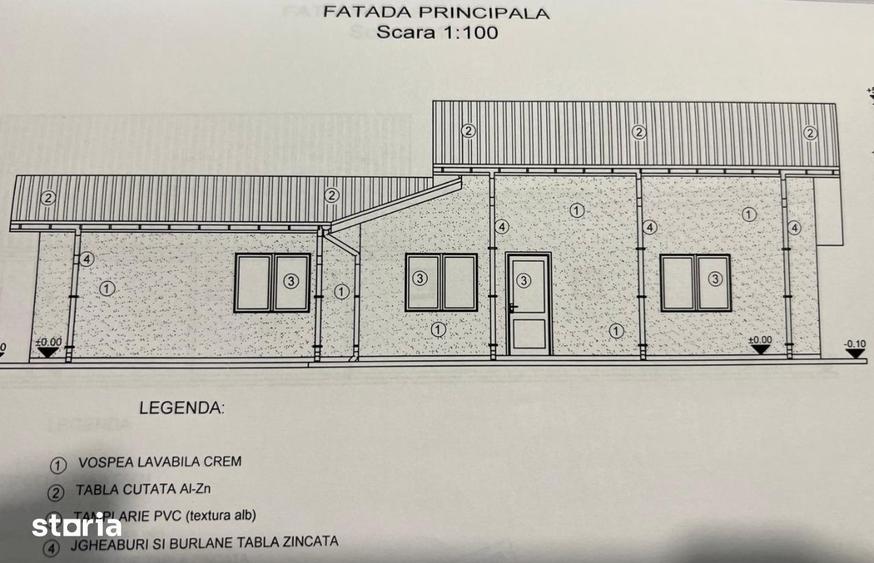 Casă cu 4 camere cu Teren 3800 Mp în Daia