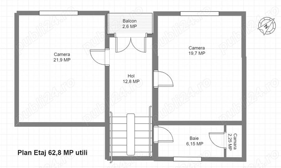 Casă cu 4 camere cu Teren 1105 Mp în Făget