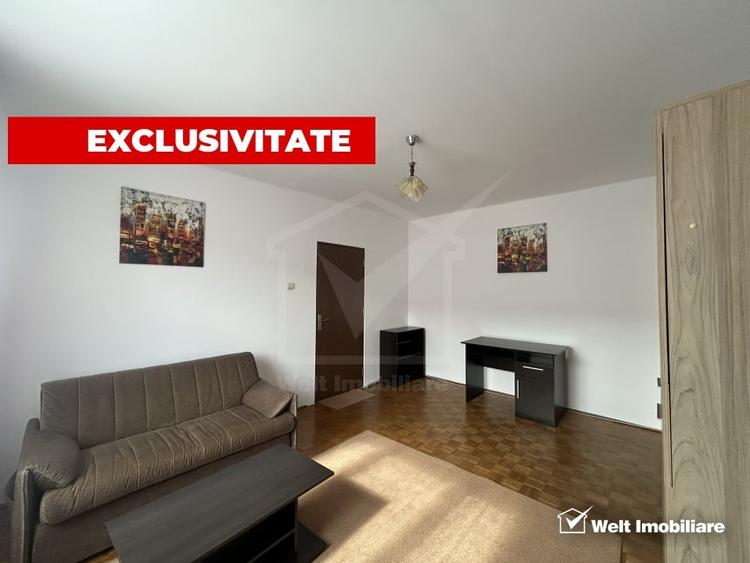 Apartament cu 2 camere semidecomandat, mobilat în Central