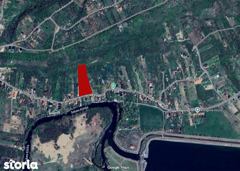 Teren de 3900 mp, în Podgoria