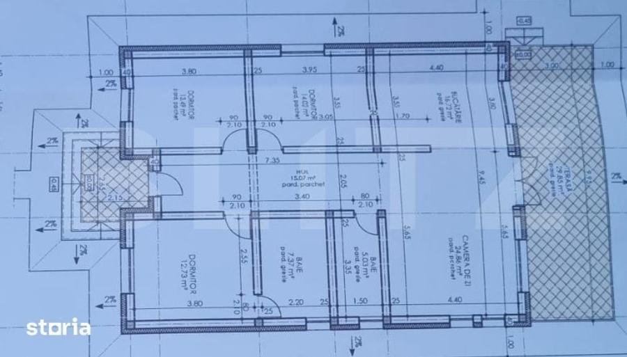 Casă cu 4 camere cu Teren 523 Mp în Rediu