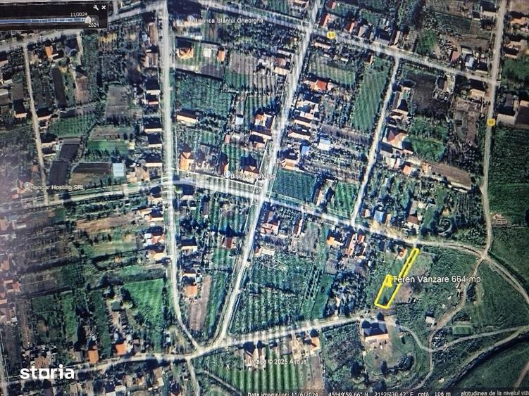 Teren de 664 mp, în Remetea Mare