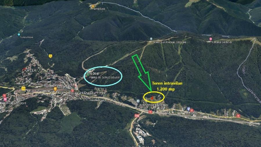 Teren Construcții intravilan de 1270 mp, în Malul Ursului