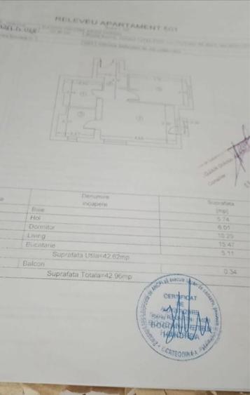 Apartament cu 2 camere în Crețuleasca
