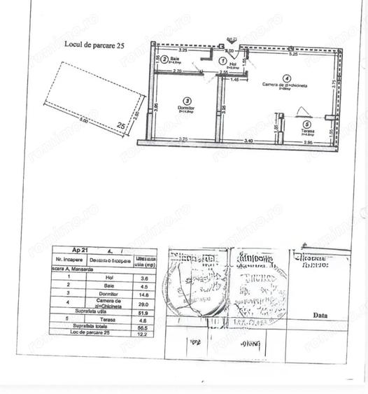 Apartament cu 2 camere decomandat în Buziașului