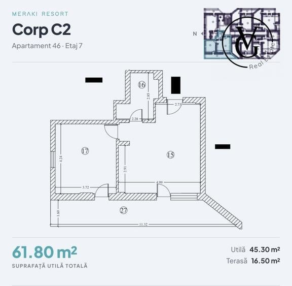 Apartament 2 camere XL | Meraki Resort & Spa | DISCOUNT 8000€ - 10