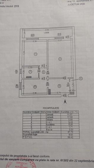 Apartament cu 2 camere circular, mobilat în Alexandru cel Bun