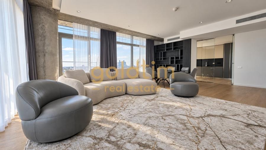 Apartament cu 4 camere semidecomandat, mobilat în Floreasca