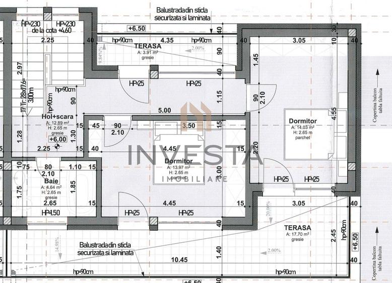 Apartament 4 camere in imobil tip vila, 116 mp utili + terasa 17 mp! - 4
