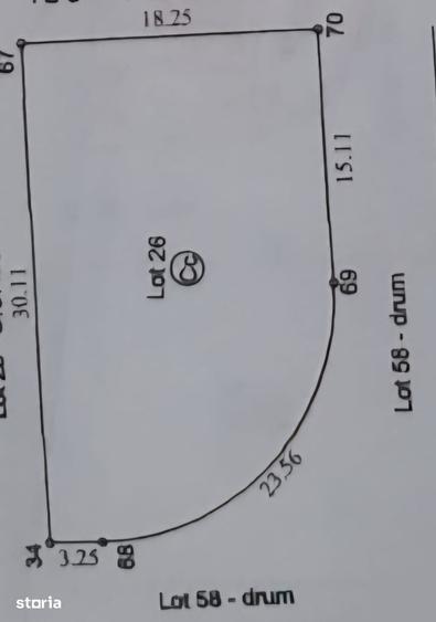 ARCASILOR TEREN CU UTILITATI 598 mp * teren + cota indiviza drum acces - 1