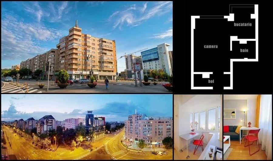 Garsonieră semidecomandată în Centrul Civic