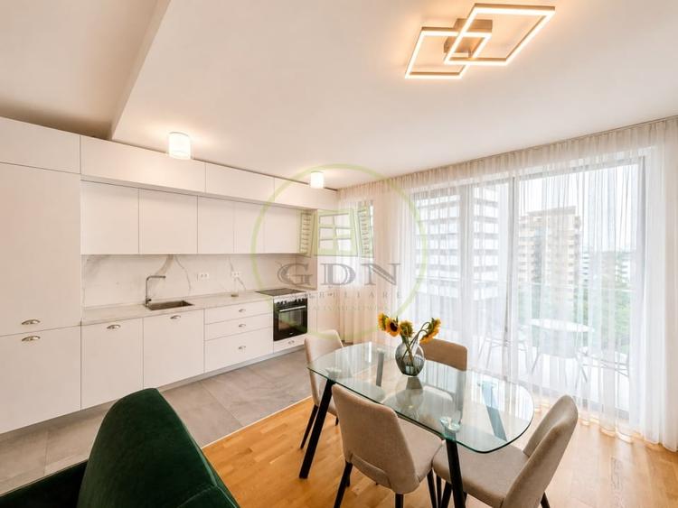 Apartament cu 2 camere semidecomandat, mobilat în Aviației