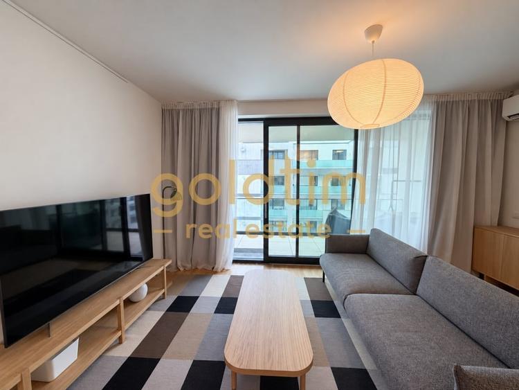 Apartament cu 2 camere decomandat, mobilat în Băneasa