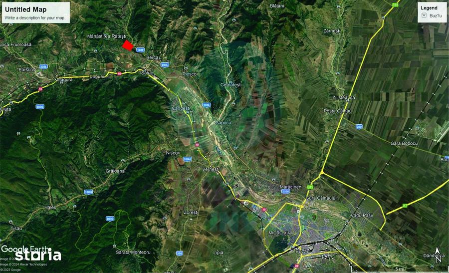 Teren de 100000 mp, în Berca