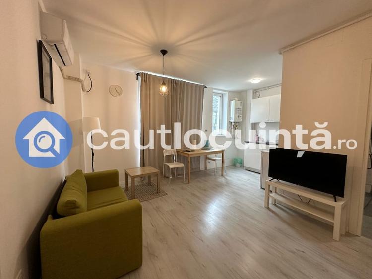 Apartament cu 2 camere semidecomandat, mobilat în Băneasa