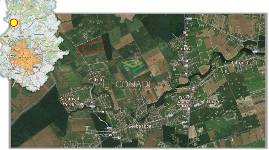 Teren Construcții intravilan de 450000 mp, în Ostratu