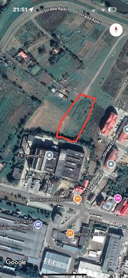 Teren de 2000 mp, în Central