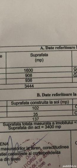 Teren de 3444 mp, în Oancea