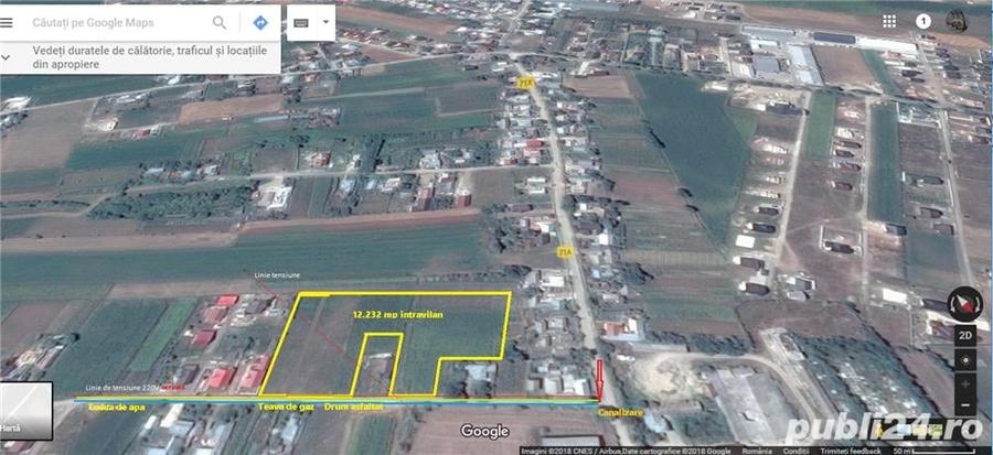 Teren de 12300 mp, în Moara