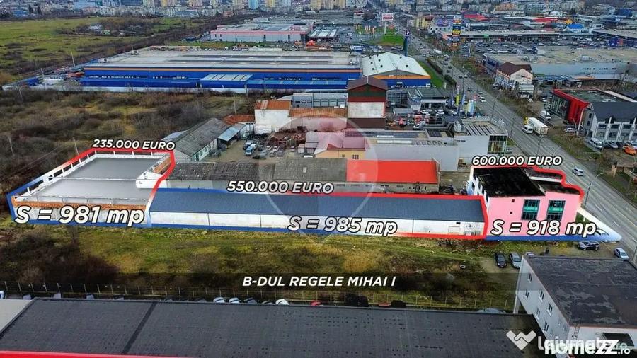 Spațiu comercial, de 900 mp, în Exterior Sud