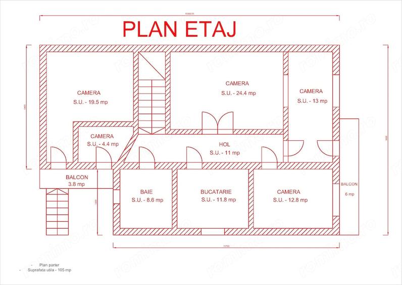 Casă cu 9 camere cu Teren 567 Mp în Central