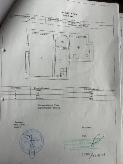 Casă individuală cu 5 camere cu Canalizare în Central