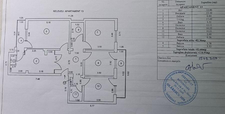 Apartament cu 4 camere decomandat în Calea Dumbrăvii