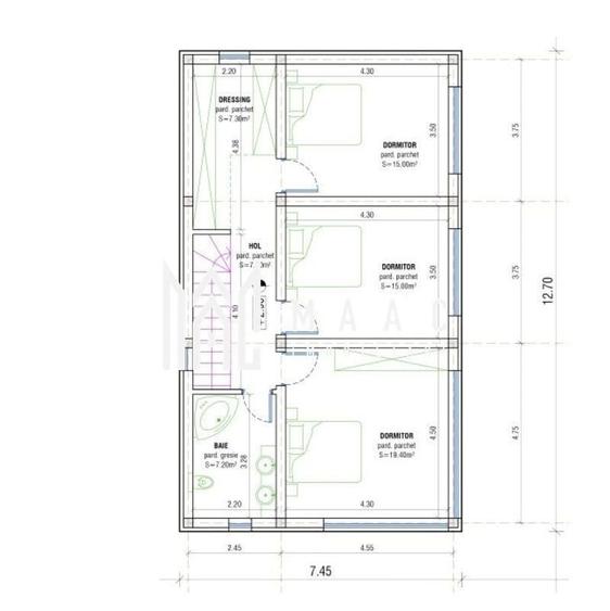 Casă individuală cu 4 camere cu Canalizare în Periferie