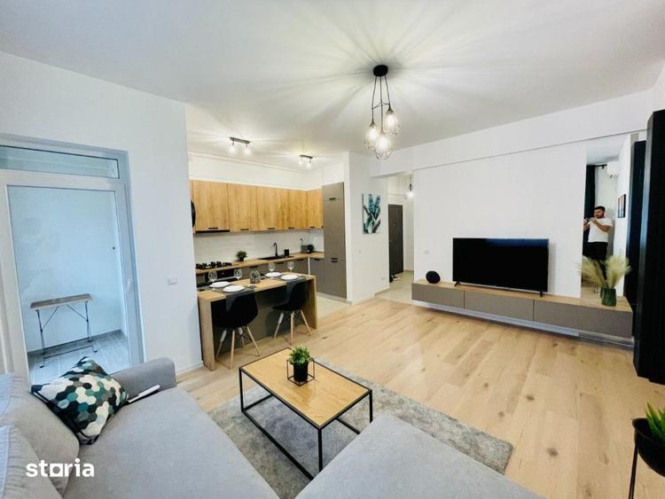 Apartament cu 2 camere semidecomandat în Băneasa