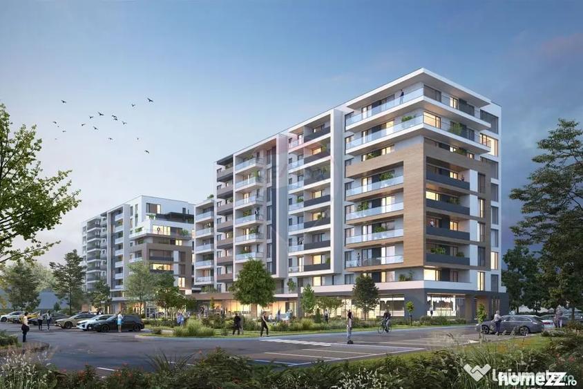 Apartament cu 3 camere semidecomandat în Noua