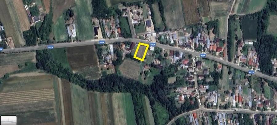 Teren de 1255 mp, în Costești