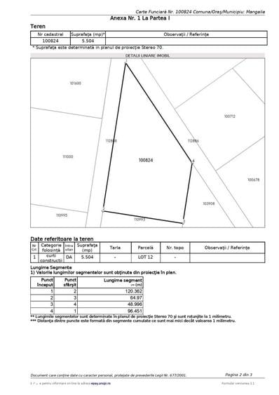 Teren de 5500 mp, în Vest