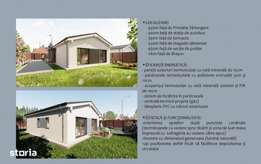 Casă cu Teren 511 Mp în Tărlungeni