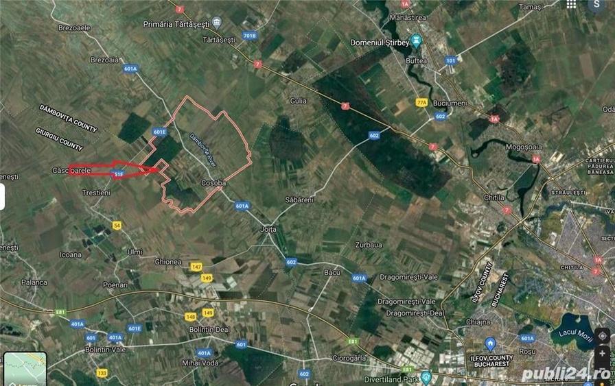 Teren de 2500 mp, în Cosoba