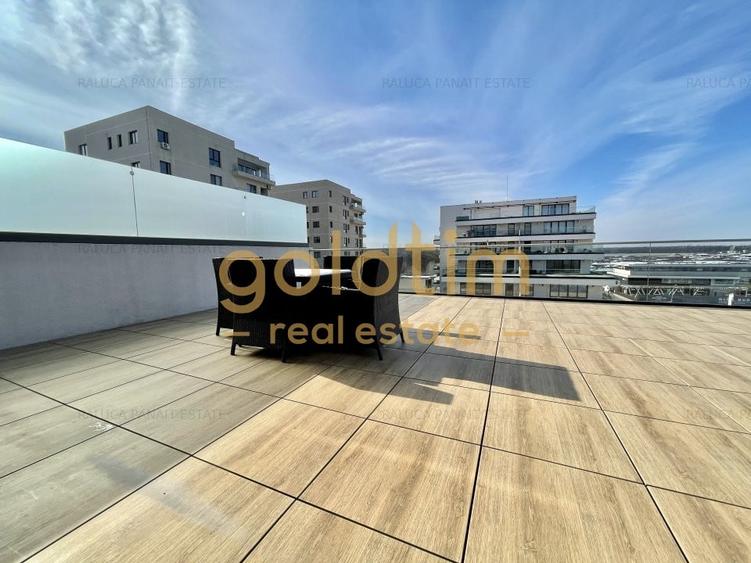 Apartament cu 3 camere semidecomandat, mobilat în Pipera