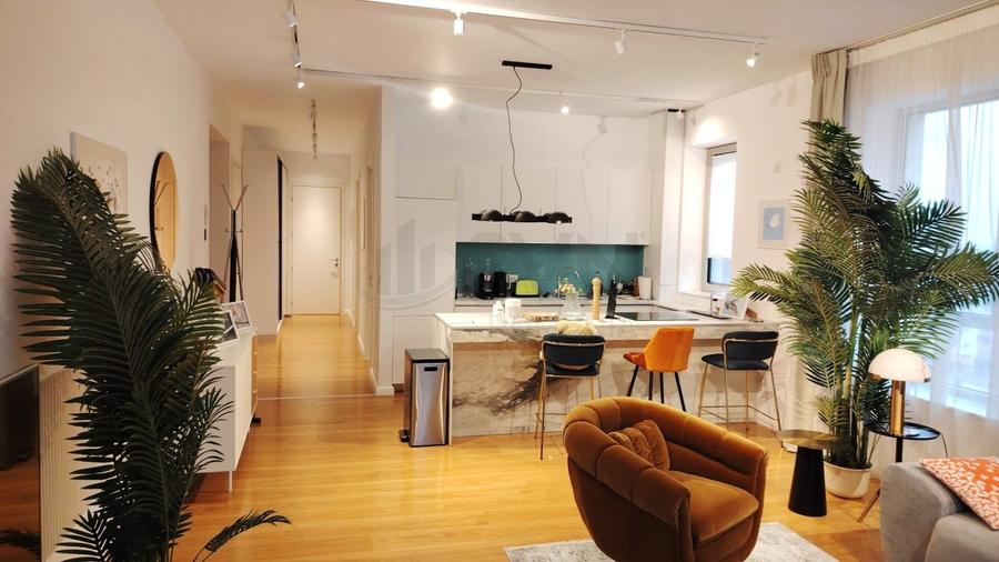 Apartament cu 3 camere decomandat, mobilat în Domenii
