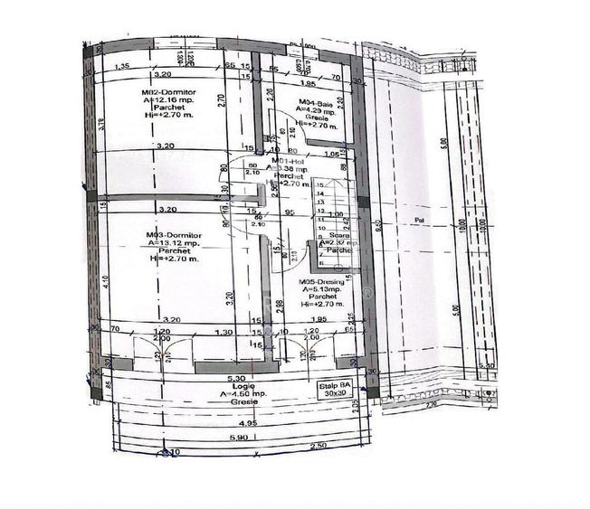 Duplex cu 4 camere, 142mp utili, 276mp teren, Selimbar - Mohu - 2