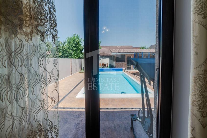 Casa pe parter premium cu piscina in Chisoda independenta energetic - 37