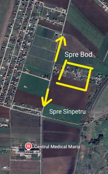 Teren Construcții intravilan de 800 mp, în Bod