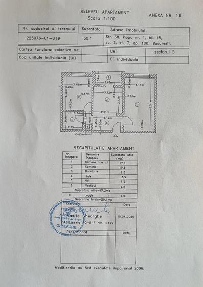 Apartament cu 2 camere decomandat în Central