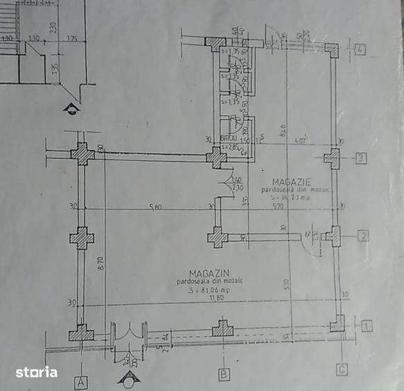 Spatiu comercial Bularga- Granit 122mp. - 2