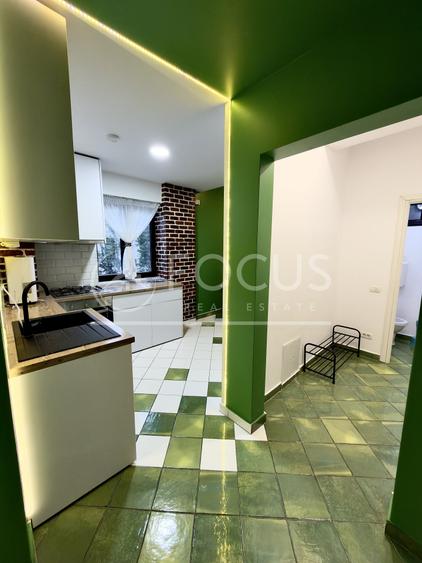Apartament cu 2 camere semidecomandat, mobilat în Dorobanți