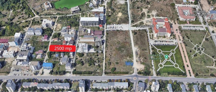 Teren Construcții intravilan de 2500 mp, în Universitate