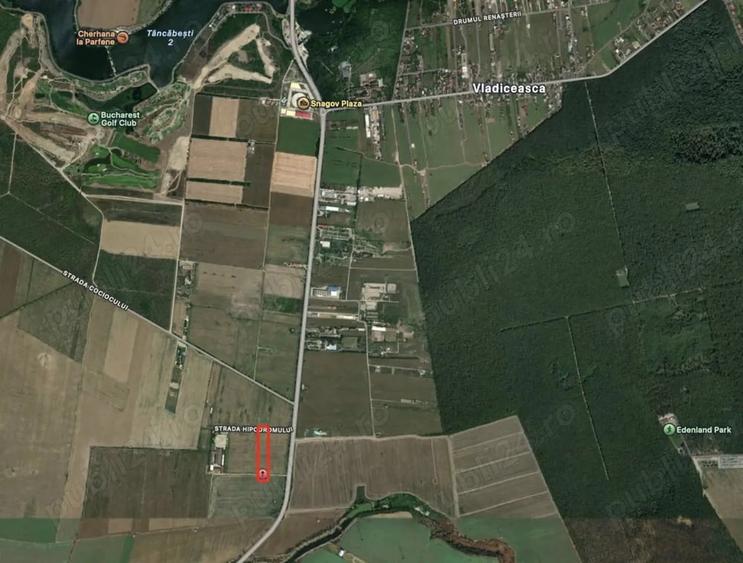 Teren de 5000 mp, în Vlădiceasca