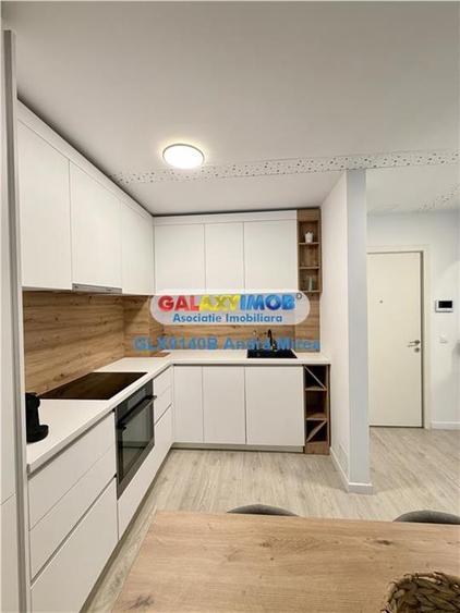Apartament cu 2 camere semidecomandat, mobilat în Băneasa