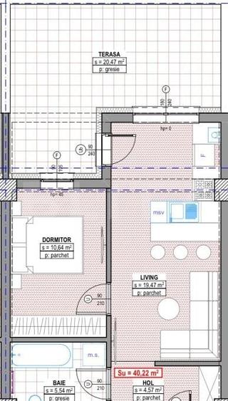 Microapartament cu 2 camere, 40 mp, terasa, bloc nou, Suceava - 1