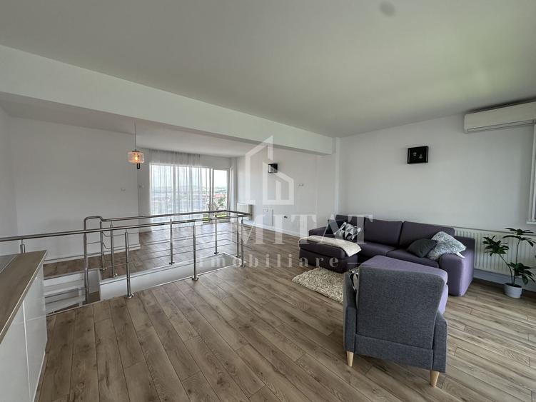 Apartament cu 5 camere semidecomandat, mobilat în Bună Ziua